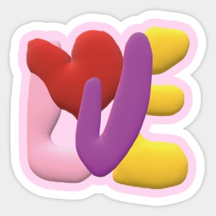 Happy Valentine Day - LOVE Sticker